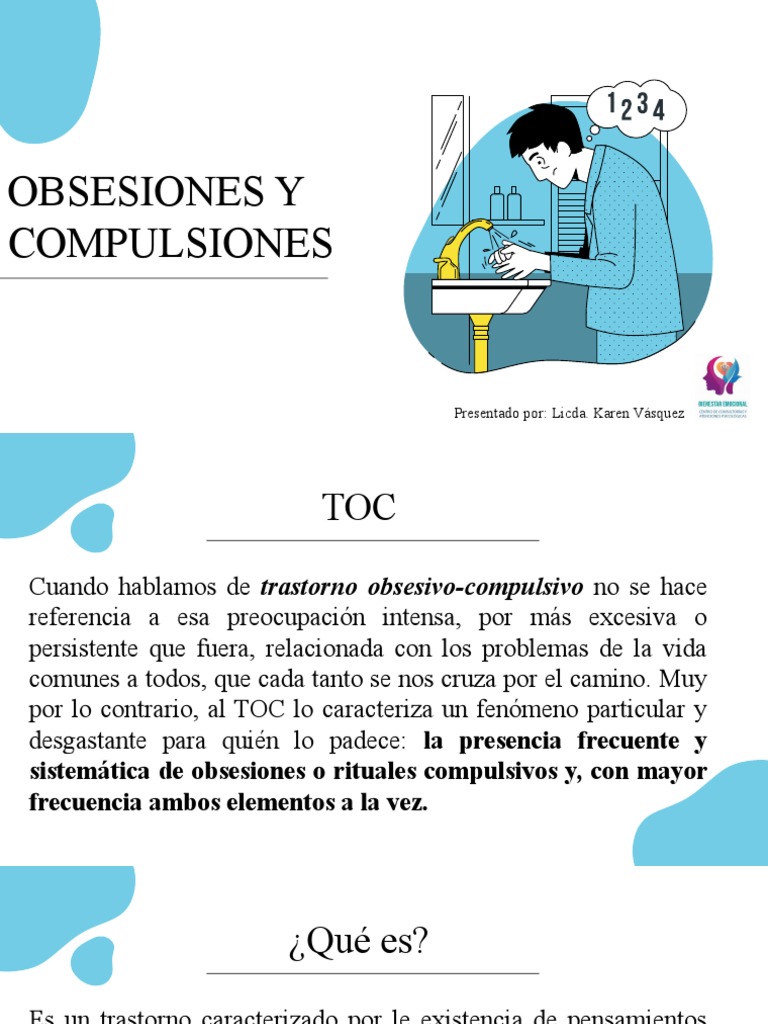 Presentacion TOC | PDF | Desorden obsesivo compulsivo | Causas de la muerte