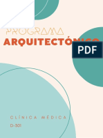 Clínica médica programa arquitectónico