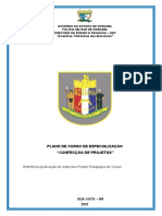 Projeto Pedagogico de Curso de Especializacao