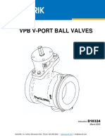 VPB V-Port Ball Valves: Dezurik, Inc. Sartell, Minnesota Usa - Phone: 320-259-2000