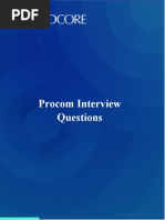 Procom Interview Questions