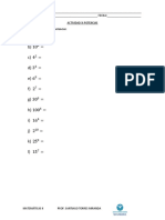 Actividad 9 - Mate 2 - Repaso Potencias