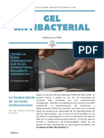 GEL Antibacterial: ¿Tienes La Plena Confianza en Que Tu Gel Antibacterial Realmente Desinfecta?