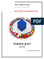 Proiect Educational Europa Si Eu