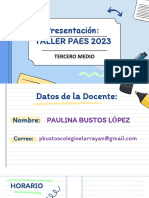 Presentación:: Taller Paes 2023