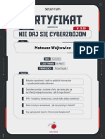 Mateusz Wójtowicz Nie Daj Się Cyberzbójom v3.0