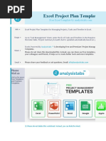 Excel Project Plan Template