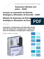WEG Sca06 Analog Input Expansion Module and Encoder Simulator Ean1 10000717855 Installation Guide English