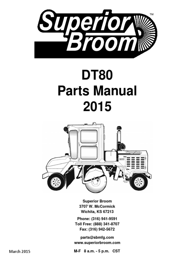 dt80 Parts Manual 2015 | PDF | Axle | Manufactured Goods