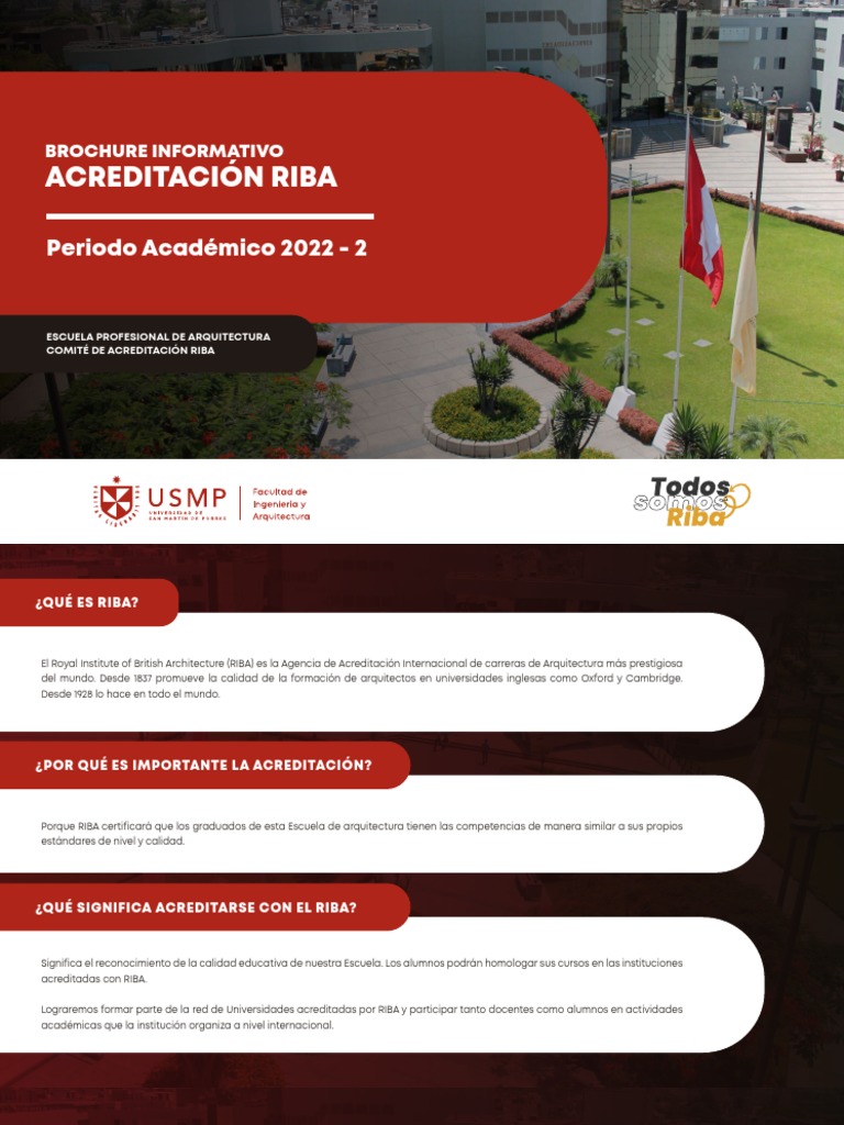 Acreditación RIBA en Arquitectura USMP | PDF | Arte