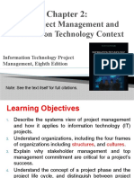 Chapter 2 The Project Management and Information Technology Context