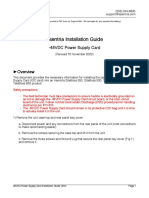 Asentria 48VDC Power Supply Card Installation Guide