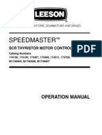 Leeson SCR Control 174308 174709 M1740005 Manual