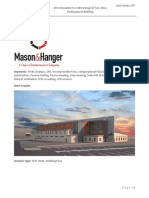 CFD Simulation For Leed Design of Two-Story Multipurpose Building