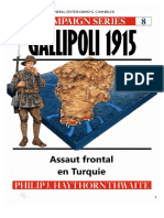 008 Gallipoli 1915 Assaut Frontal en Turquie OSPREY CAMPAIGN