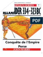 007 Alexander 334-323BC Conquête de l'empire Perse OSPREY CAMPAIGN