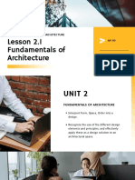 Unit 2: Fundamentals of Architecture