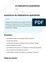 Questions de Réalisations Spatialisés Questions de Réalisations Spatialisés