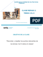 Evaluación y Gestión de La Calidad de Los Servicios Públicos - Clase Repaso 2. Temas 4 Al 6. Enero 2023 - Modo de Compatibilidad