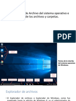 Contenido:: - El Explorador de Archivo Del Sistema Operativo e Identificación de Los Archivos y Carpetas