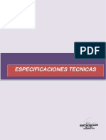 Especificaciones Tecnicas