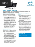 Dell Vostro 360 AIO Spec Sheet