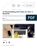 27 Mind-Bottling SEO Stats For 2021 (+ Beyond)