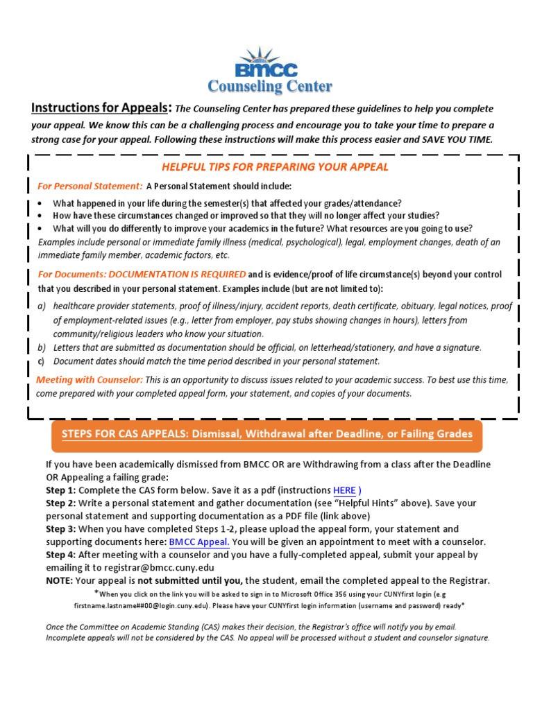 Guidelines for a Successful Appeal PDF