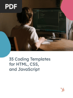 35 Coding Templates For HTML, CSS, and Javascript