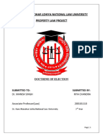 Doctrine of Election Property 1 Project