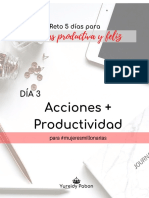Acciones + Productividad