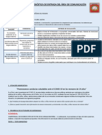 EVALUACION DIAGNOSTICA - Comunicación 1°