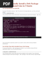 How To Manually Install A Deb Package Using Command Line in Ubuntu