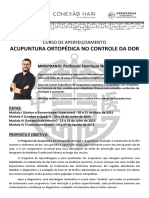 ACUPUNTURA ORTOPÉDICA NO CONTROLE DA DOR - Prof. Henrique Novaes