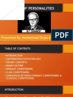 Theories of Personalities: Presented By: Muhammad Owais Khan