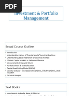 Investment Analysis & Management