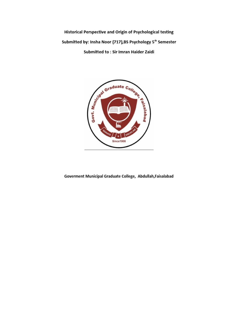 PSYCHOLOGICAL TESTING PDF DOWNLOAD visual data 4