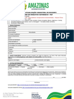 Ficha de Atualização Cadastral Do Docente Anexar em Arquivos Separados PDF