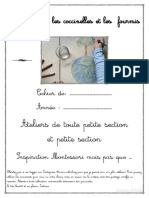 Ateliers de Toute Petite Section Et Petite Section: Les Papillons, Les Coccinelles Et Les Fourmis