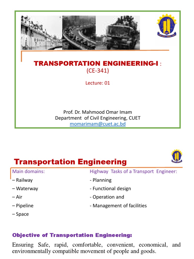 Railway Lecture 1 Pdf Rail Transport Train