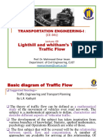 Basic diagram of TRAFFIC FLOW