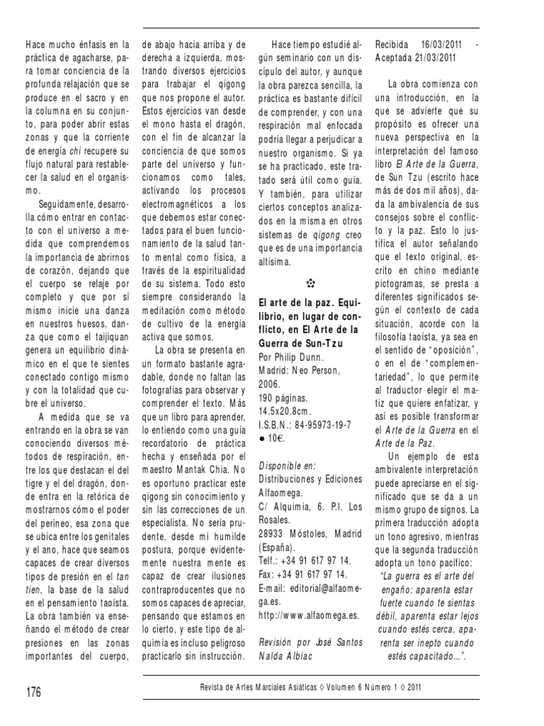El Arte De La Paz Pdf Qigong Amor