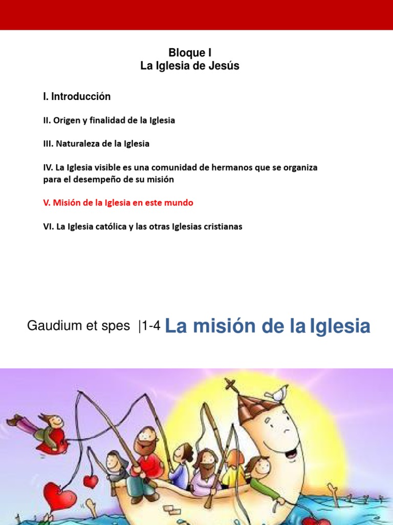 Misión de la Iglesia Católica hoy | PDF | Religión y espiritualidad