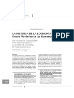 La Historia de La Economía Desde Platón Hasta Los Romanos