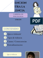 Prevencion Contra La Violencia: Carrera de Psicologia