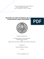 Dissertation Daniela Elisabeth Wilhelm, Die Rolle Von GSK3 Im Rahmen Der Angeborenen Immunabwehr Gegen Aspergillus Fumigatus