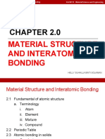 Chapter 2 - Material Structure and Interatomic Bonding