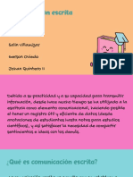 Comunicación Escrita: Presentado Por: Salin Villamizar Gerson Oviedo Johan Quintero II
