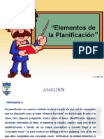 Elementos de Una Planificaciãn