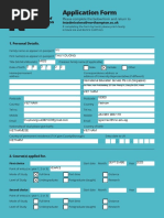 Application Form Northampton